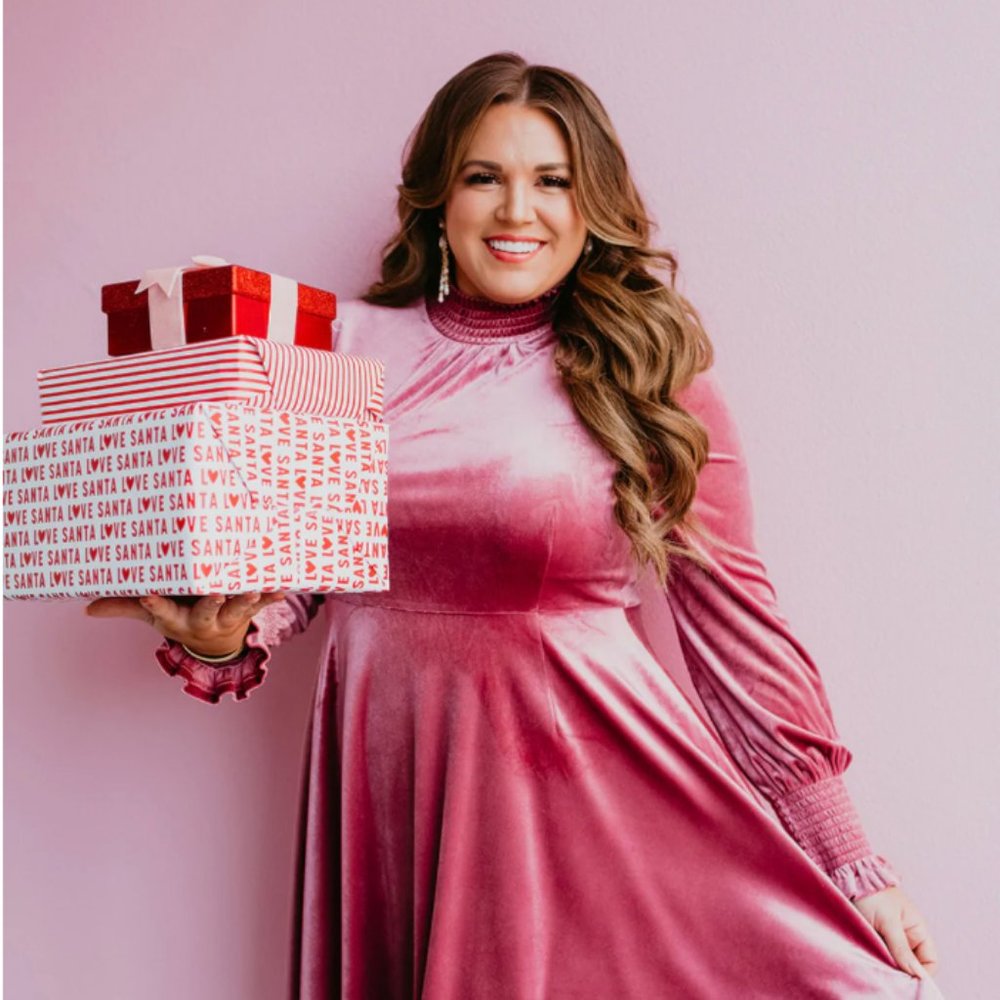 SASSY RED LIPSTICK PINK DESERT SUGAR PLUM PINK VELVET DRESS MAUVE 2X NWT XXL